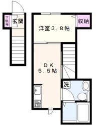 ハル外苑の物件間取画像